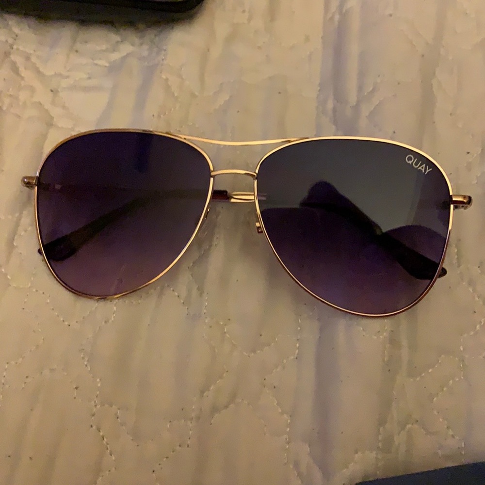 Quay aviator sunglasses glasses